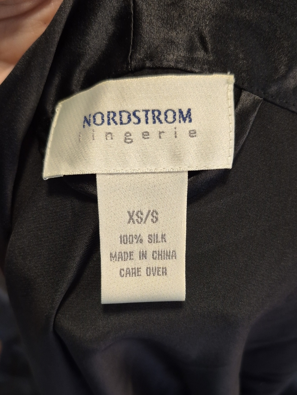 NORDSTROM 90s Silk Robe XS/S Missing Belt NWT - Picture 5 of 5